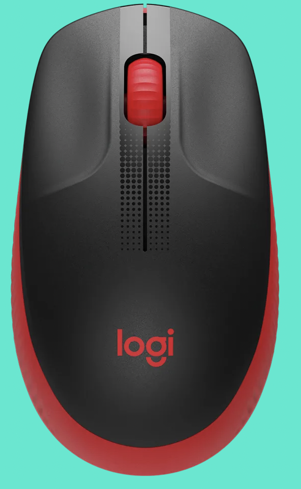 M190 FULL-SIZE WIRELESS MOUSE RED