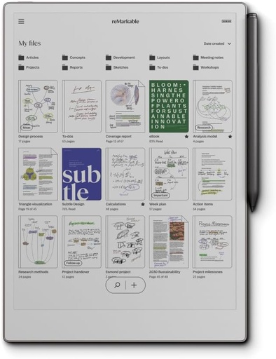 [ReMarkableMPBWEBundle] ReMarkable Paper Pro Tablet - Marker Plus Black With Eraser